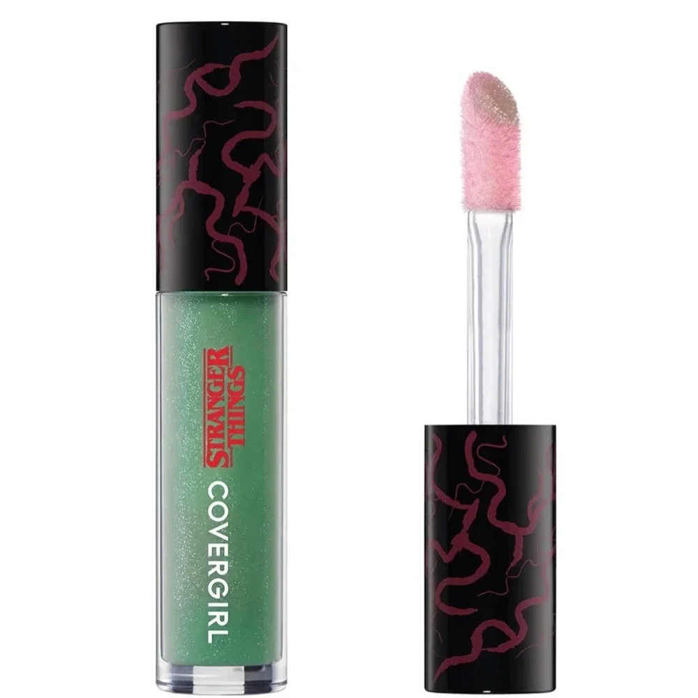 Covergirl Lip Gloss Women‎ 0.13oz Green New Stranger Things 130 Hawkins Lab pH